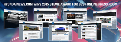 HYUNDAINEWS.COM TAKES GOLD FOR BEST ONLINE PRESS ROOM AT THE 2015 STEVIE AWARDS