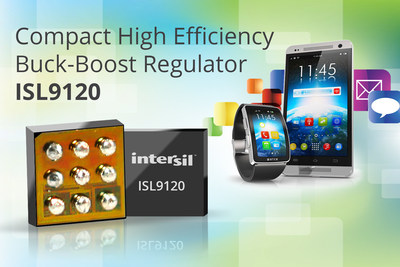 Ultra-small ISL9120 regulator delivers industry-leading efficiency to extend battery life.