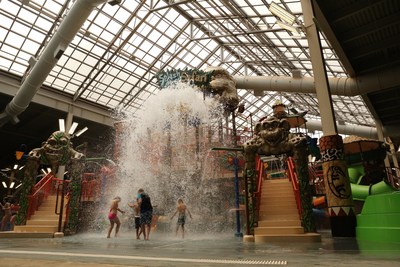 Splashdown Safari, an attraction at Pennsylvania's Largest Indoor Waterpark, Kalahari Resorts and Conventions in the Pocono Mountains, features net crawls, water guns, a variety of slides and multiple levels of interactive fun. For more information, visit www.KalahariResorts.com.