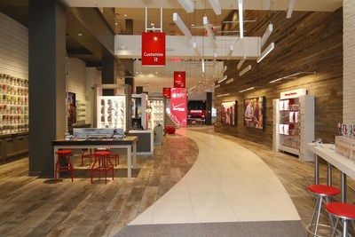 Santa Monica residents and visitors get their first peek at the new Verizon Wireless Destination Store, the first store of its kind on the West Coast. An official Grand opening celebration and concert is scheduled for July 18 to celebrate the first West Coast location
