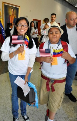 UpBeat NYC students from the South Bronx to attend music classes held by Venezuela's National Orchestra System Simon Bolivar in Caracas, as part of an International Music Education Exchange Program funded in part by CITGO.