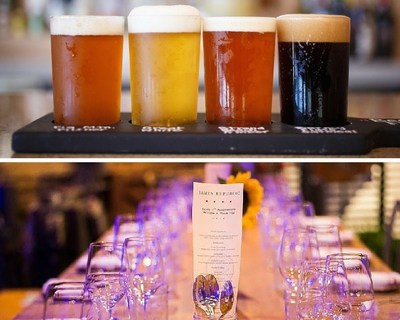 James Republic, a happening restaurant in Downtown Long Beach, is tapping into two top beer dinners and offering two of its popular Dinner Bell series. For information, call 1-562-435-8511 or visit www.marriott.com/LGBCY.