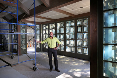 Director of Spa & Wellness Michael Conte in the new Meadowod Spa, opening Fall 2015.