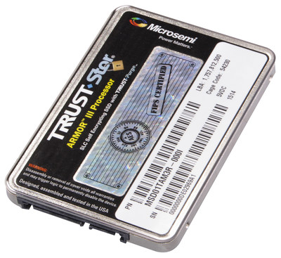 Microsemi introduces its highest security and capacity serial advanced technology attachment (SATA) solid state drive (SSD) for defense, intelligence, unmanned aerial vehicle (UAV) and other defense-related network area storage (NAS) applications.