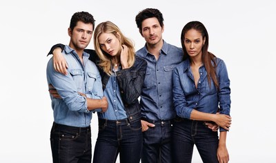 Joe Fresh Fall 2015 campaign featuring models Sean O'Pry, Karlie Kloss, Andres Velencoso and Joan Smalls (Johan Sandberg/ Courtesy Joe Fresh)