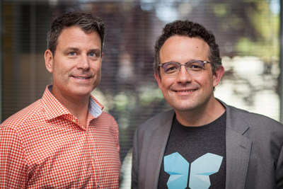 Evernote CEO Chris O'Neill (left) and Evernote Co-founder and Executive Chairman Phil Libin (right)