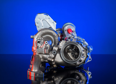 BorgWarner provides its award-winning regulated two-stage (R2S(R)) turbocharging technology for Volkswagen's new high performance diesel engine. Engineered to comply with the Euro 6 emissions standard, the 2.0-liter four-cylinder engine is the most powerful diesel engine in its class.
