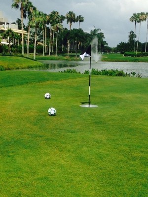 Orlando World Center Marriott now offers guests of all ages and skill levels the opportunity to play the exciting new sport of foot golf on the resort's award-winning Hawk's Landing Course. For information or to book a reservation, visit www.WorldCenterMarriott.com or call 1-800-380-7931.