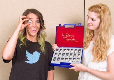 YOUTUBE's JENNA MARBLES WORKS WITH MADAME TUSSAUDS STUDIO ARTISTS ON THE CREATION OF HER WAX FIGURE; Credit: Madame Tussauds New York