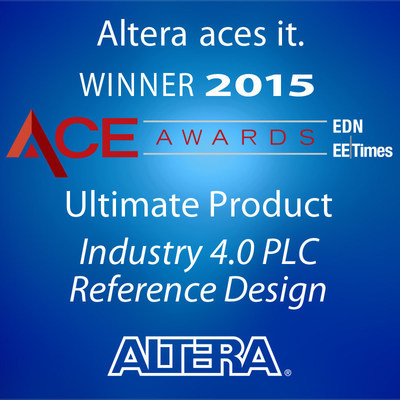 Industry expert judges name Altera's industry 4.0 PLC reference design as ultimate product winner.