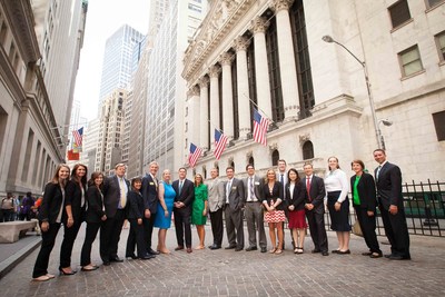 TD Ameritrade Institutional Honors Scholarship and Grant winners at the NYSE