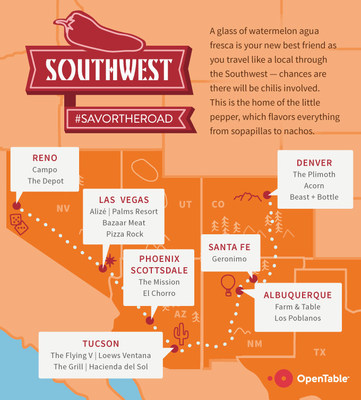 The Southwest is the land of the little pepper, which flavors everything from sopapillas to nachos.