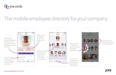 Jive Circle: The mobile employee directory for your company.