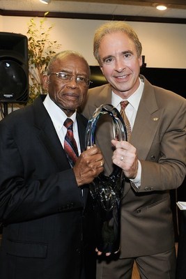Jerry Flannery, executive vice president and general counsel of Hyundai Motor America, presented legendary civil rights attorney Fred Gray with a Lifetime Achievement Award.
