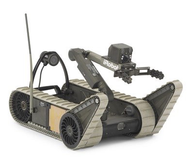 iRobot receives a $9.8 million order from the U.S. Marine Corps Systems Command for 75 SUGV robot systems. The iRobot SUGV is a man-portable robot with dexterous manipulator for dismounted mobile operations.