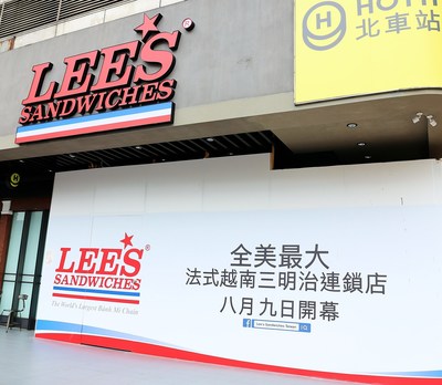 Lee’s Sandwiches Goes International – Opens First Shop in Taiwan