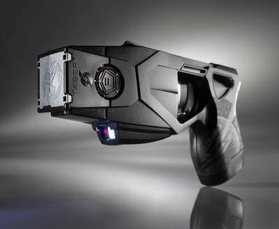 The TASER(R) X26P(TM) Smart Weapon. The use of TASER Conducted Electrical Weapons (CEWs) and Smart Weapons have saved more than 150,000 lives from potential death or serious injury.  Photo courtesy of TASER International, Scottsdale, AZ.