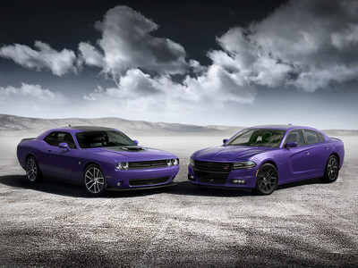 Dodge Debuts Plum Crazy Heritage Hue For 2016 Challenger and Charger, Orders Open in September