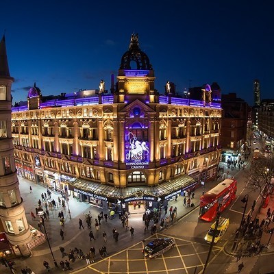 The newest myVEGAS mobile app Rewards partner, The Hippodrome Casino, located in the heart of London's historic Leicester Square.