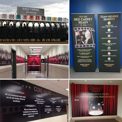 FASTSIGNS creates new signs and visual graphics for Hollywood Gaming at Mahoning Valley Race Course to deliver consistent customer messages and improve employee communication.