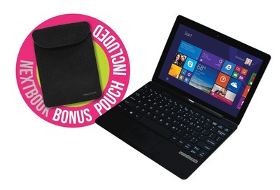 Go back to school with the Nextbook Flexx 10 2-in-1 Windows tablet and limited edition neoprene sleeve, available now at Walmart stores and Walmart.com.