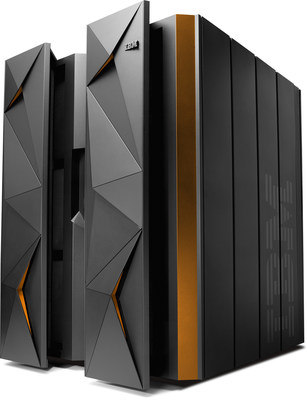 LinuxONE Emperor, the world's most advanced Linux system: Based on the IBM z13 introduced earlier this year, the LinuxONE Emperor can scale up to 8,000 virtual machines or thousands of containers - the most of any single Linux system. Offering the fastest processor in the industry, the Emperor system is optimized for the new application economy and hybrid cloud era. Photo credit: IBM, 2015