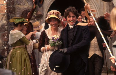 This February Biltmore in Asheville, N.C., will exhibit "Fashionable Romance: Wedding Gowns in Film." Costumes from more than 40 feature films will grace the rooms of Biltmore House, including the dress Emma Thompson wore in "Sense and Sensibility," seen here in a photo from the 1995 movie. Wedding stories about Biltmore founder George Vanderbilt and his wife, Edith, and other family members, will also be shared. Photo credit: SENSE AND SESNSIBILITY (C)1995 Columbia Pictures Industries, Inc. All Rights...