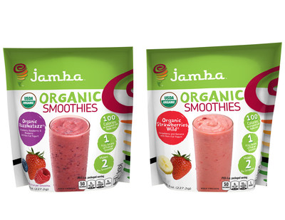 Inventure Foods To Offer Its Best-Selling Jamba(R) "At Home" Smoothies In Certified-Organic Varieties