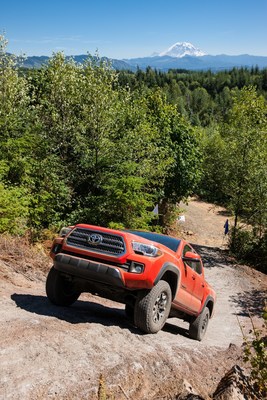 Toyota has chosen Goodyear's Wrangler All-Terrain Adventure with Kevlar tires exclusively for its most off-road capable mid-size pickup-the 2016 Tacoma TRD Off-Road grade. (Image Courtesy of Toyota)