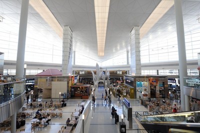 DFW Airport celebrates 10 Years of International Terminal D, Skylink and the Grand Hyatt.