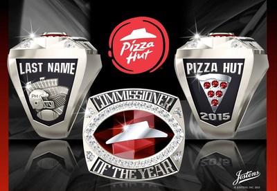 Pizza Hut(R), ESPN Team Up to Offer $10,000 Ruby and Diamond-Encrusted Ring to Fantasy Football Commissioner of the Year