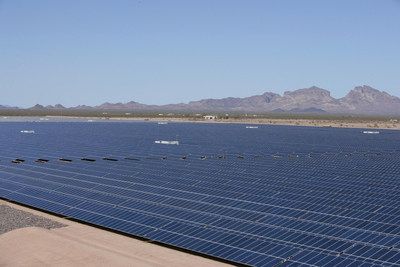Sempra U.S. Gas & Power's jointly-owned 150-megawatt (MW) Mesquite Solar 1 plant in Arizona, among the largest photovoltaic solar facilities in the U.S.
