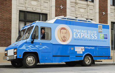 Holiday Inn Express(R) Brand Hits the Road with "Pancake Selfie Express" Tour