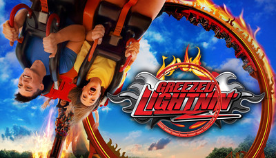 The all-new Greezed Lightnin' looping coaster to debut at Six Flags Great Escape in Lake George, NY in 2016.