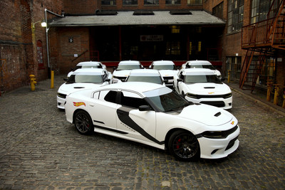 Hot Wheels(R) takes over New York City with a fleet of Star Wars(TM) First Order Stormtrooper(TM) vehicles to celebrate Force Friday.