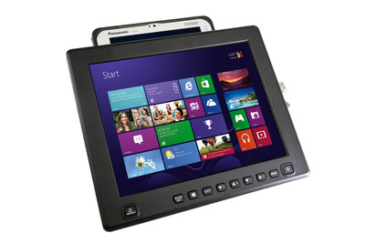 12.1-inch iKeyVision flat panel touch screen display with FZ-M1 mount.