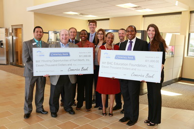 Representatives of FHLB Dallas and Comerica Bank were joined by Fort Worth City Councilwoman Ann Zadeh in presenting $22K in Partnership Grant Program awards to Fort Worth nonprofits.