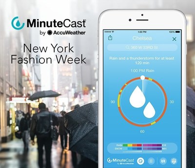 AccuWeather MinuteCast at New York Fashion Week