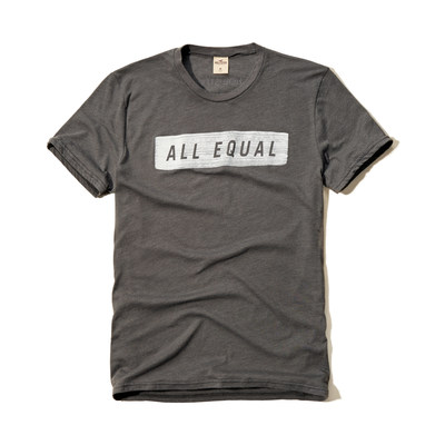 Hollister Boys T-Shirt in support of All Equal, an anti-bullying campaign with Echosmith