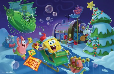 A SpongeBob Christmas Party is the brand new theme revealed for the 2015 ICE LAND: Ice Sculptures with SpongeBob SquarePants for visitors to enjoy as this extremely popular attraction opens at Moody Gardens in Galveston, TX on November 14.