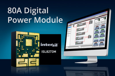 Intersil's ISL8273M provides highest power density POL solution for advanced FPGAs, processors and memory.