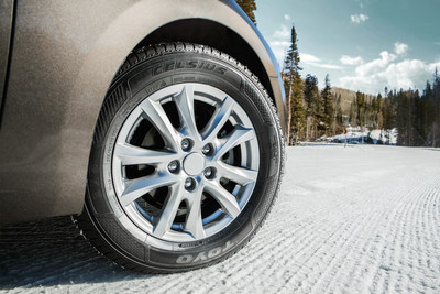 Celsius is the revolutionary variable-conditions tire with better ice and snow traction than a typical all-season tire, and longer tread life than a winter tire. Built for convenient year-round use, Celsius stops up to 31 feet shorter on snow and eight feet shorter on ice than a typical all-season tire.* It also performs well on wet and dry roads, plus comes with a 60,000-mile warranty.  Toyo Celsius means year-round versatility plus winter-weather safety in one.  * See toyotires.com for details.