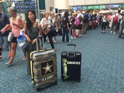 Orion Mobile Luggage Billboard at Orlando Airport