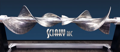 A large titanium part made with Sciaky's EBAM.