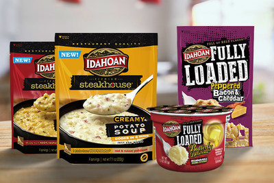 Idahoan Foods(R) 'Simmers Up' New Soup Line and Unveils On-the-Go Snack Solution.