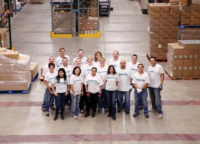 An Aimco team in Denver volunteered in the Food Bank of the Rockies warehouse to sort donations for families in need. This activity was one of 44 philanthropic initiatives organized by Aimco Cares across the country as part of the company's recent national week of community service.