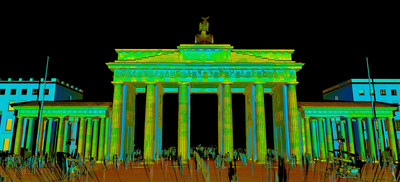 Laser data captured by CyArk of Germany's Brandenburg Gate