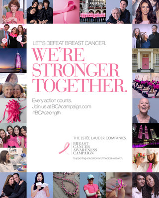 Take action with The Estee Lauder Companies' Breast Cancer Awareness Campaign