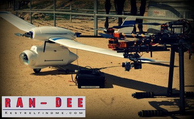 RAN-DEE, Home of the 'Cow-Copter', will be at Las Vegas October 5-7 at the 2015 Commercial UAV Expo. Pictured above is RAN-DEE's fully autonomous offerings and RFID tagging system.
