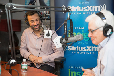 Jimmy Kimmel in the premiere of "The Bill Carter Interview," airing Monday at 6:00pm ET on SiriusXM's Insight Channel